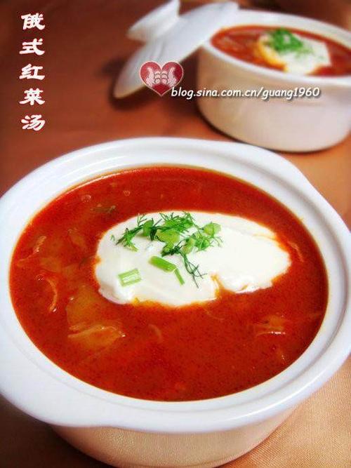 俄式红菜汤 家常做法