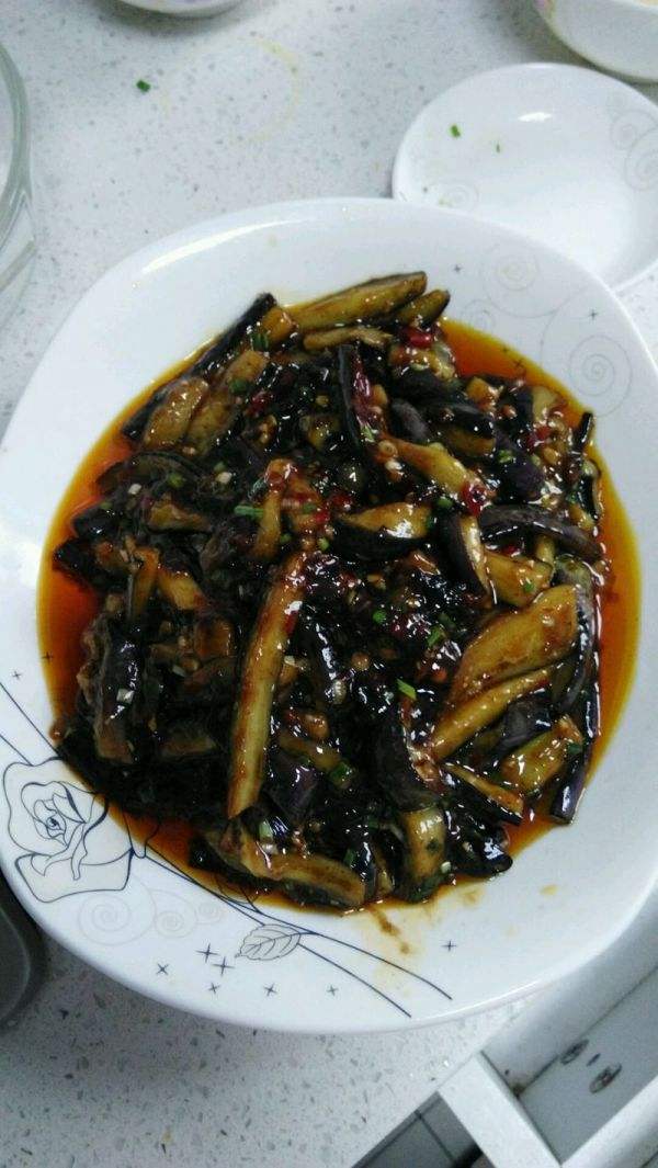 油淋茄子的做法