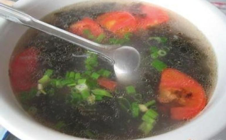 紫菜西红柿姜丝汤做法