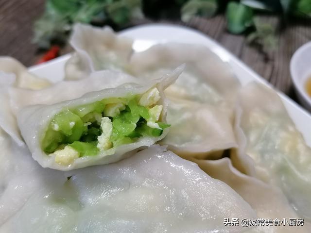 黄瓜鸡蛋馅饺子的做法