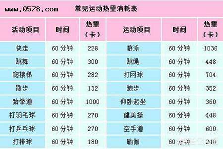 减肥每天的运动量