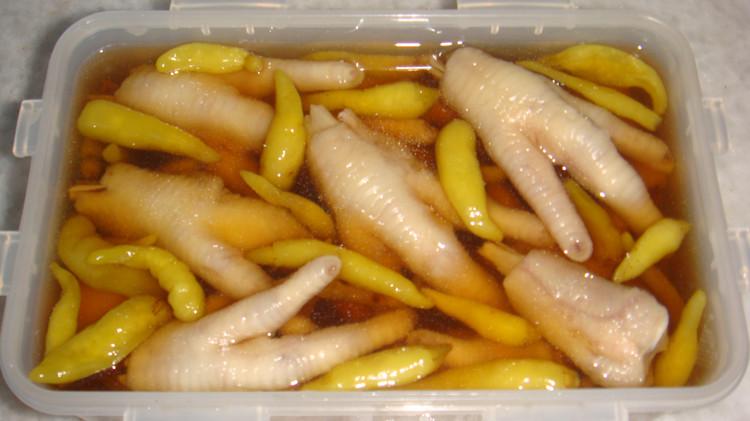 糟卤泡椒凤爪的做法