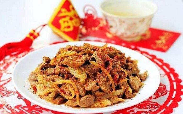 炒烤肉的做法