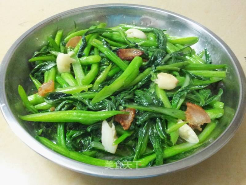 生炒菜心做法