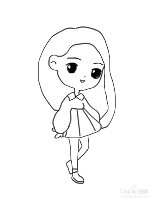 画女孩子怎么画