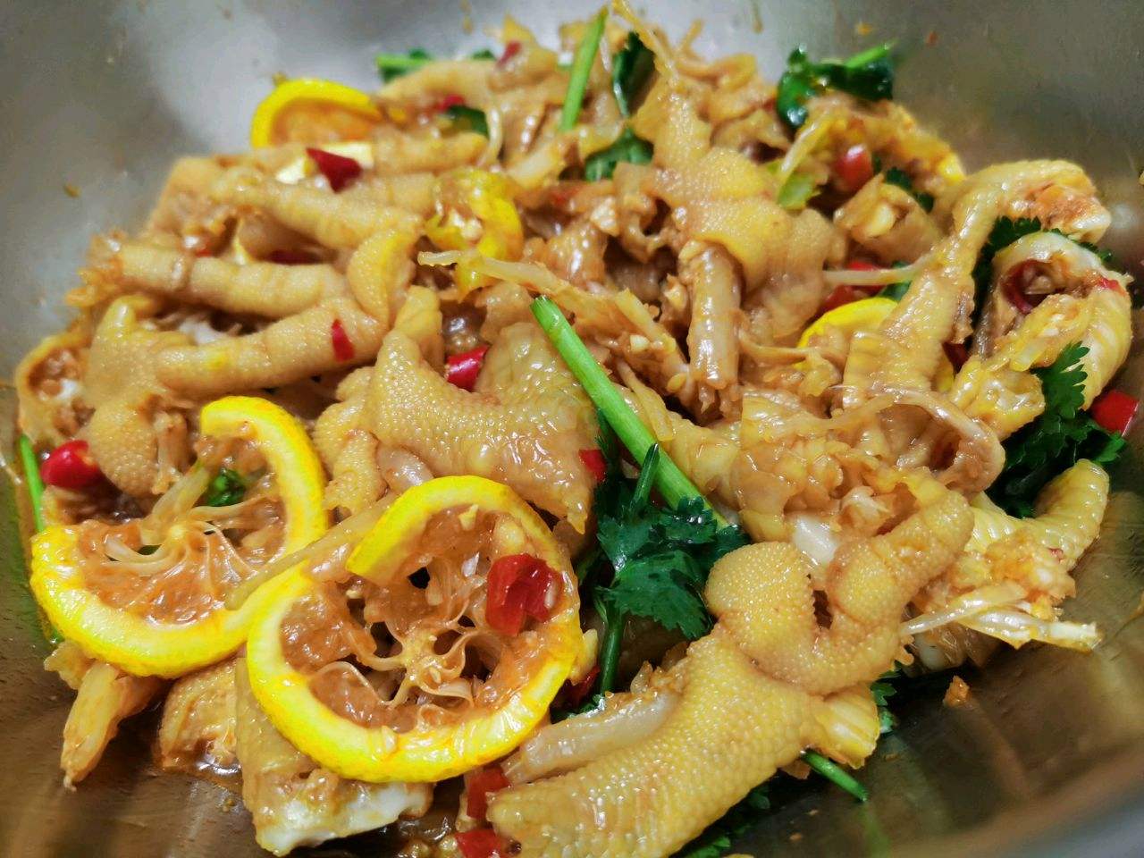 酸辣鸡爪的做法