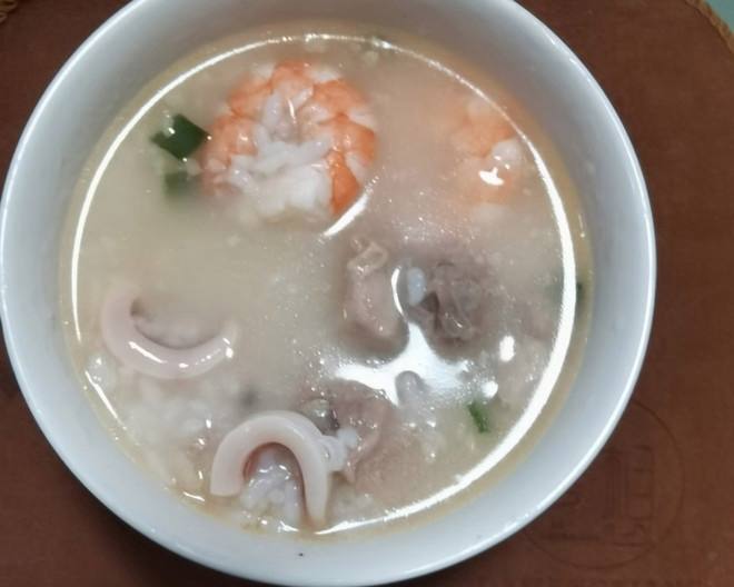 干鱿鱼粥的做法