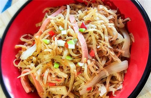 炒饼的做法