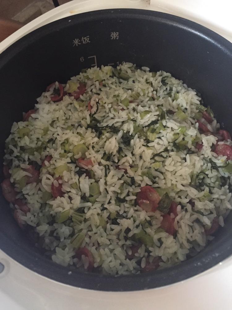 电饭锅菜饭的做法