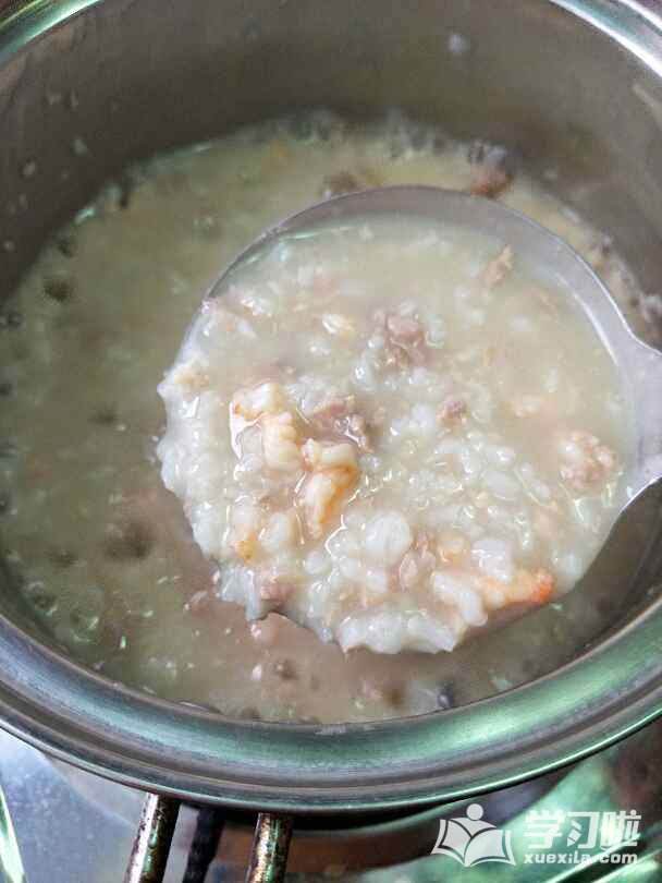 瘦肉粥的做法