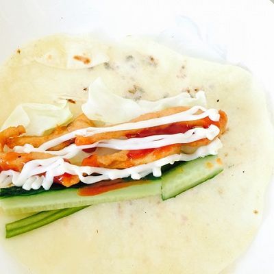 鸡肉卷面饼的做法