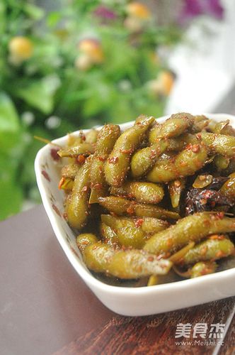 香辣毛豆的做法