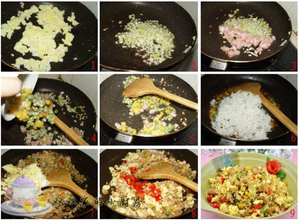家常蛋炒饭的做法