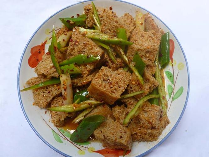 凉拌烤麸的做法