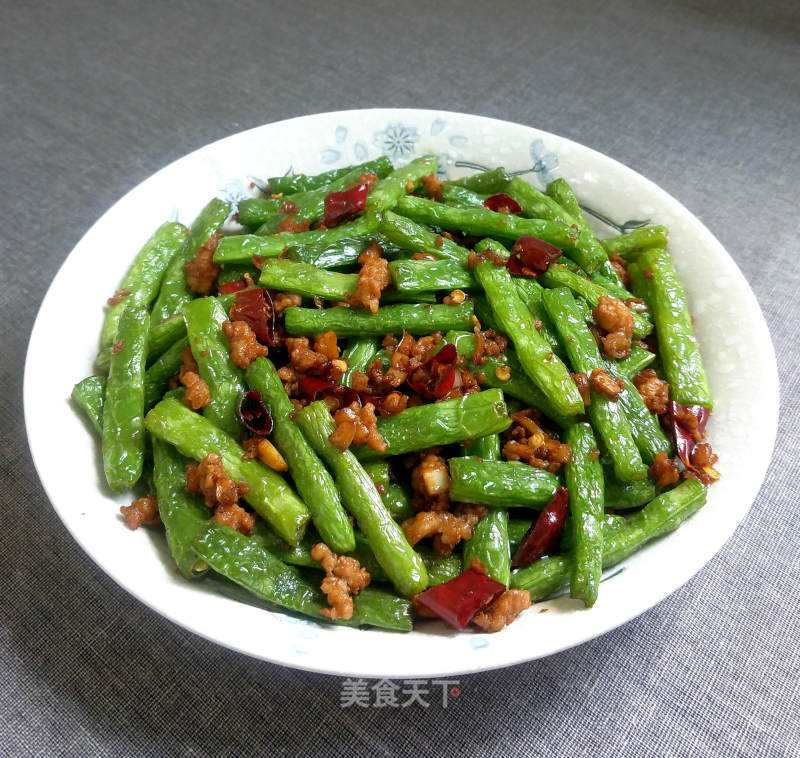 干煸四季豆的做法