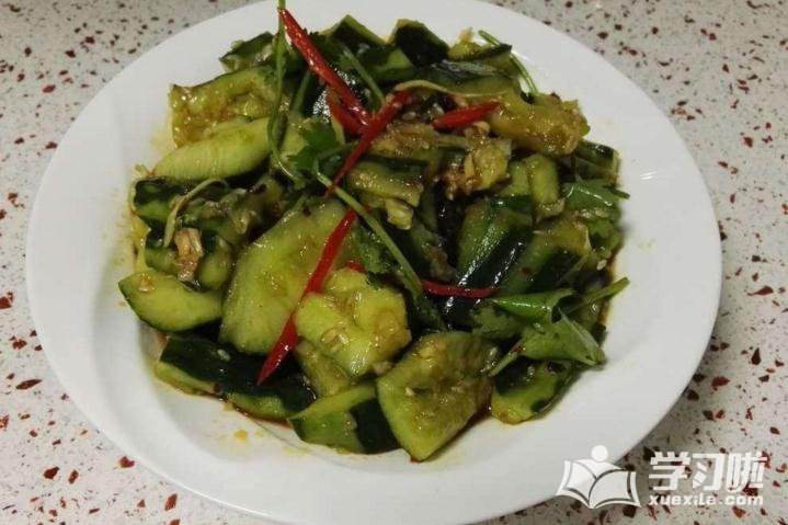 拌黄瓜片的做法