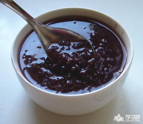 红米黑米粥的做法