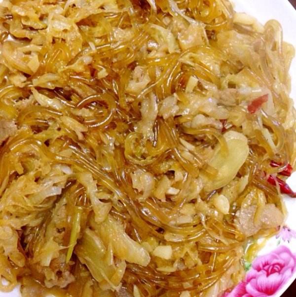 酸菜粉条的做法
