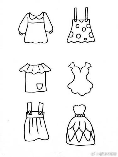 女孩子的衣服怎么画