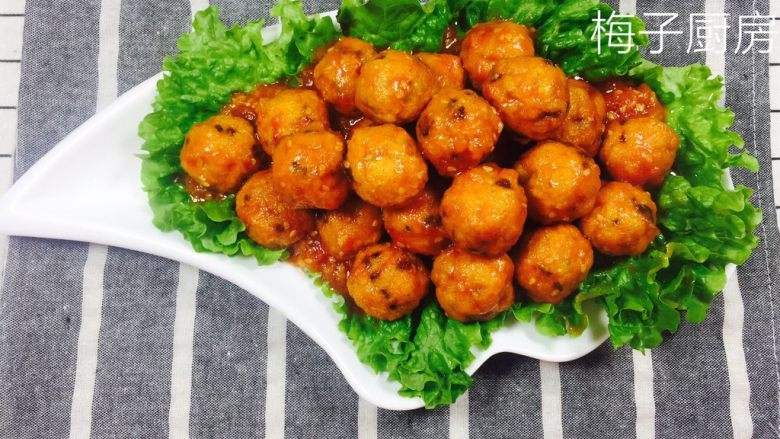 糖醋肉圆的做法