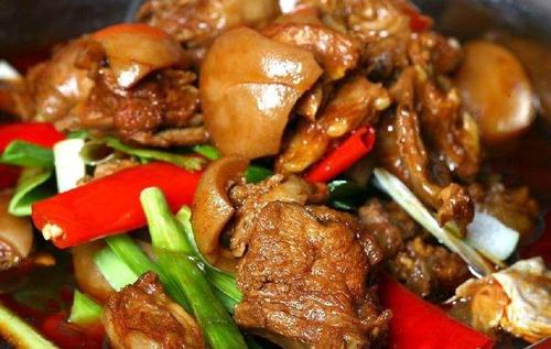 生炒狗肉的做法