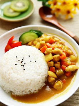 咖喱鸡肉饭的做法