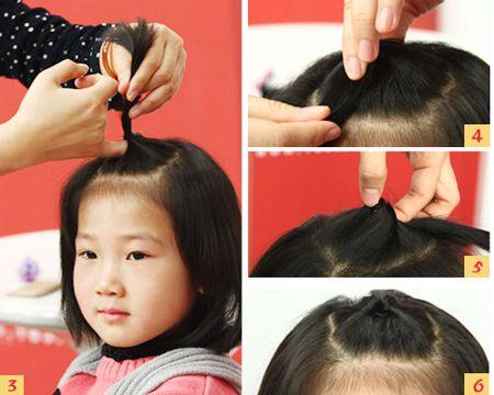 小孩子头发怎么扎好看