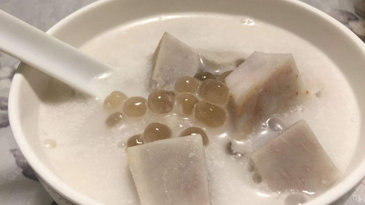 香芋西米露的做法