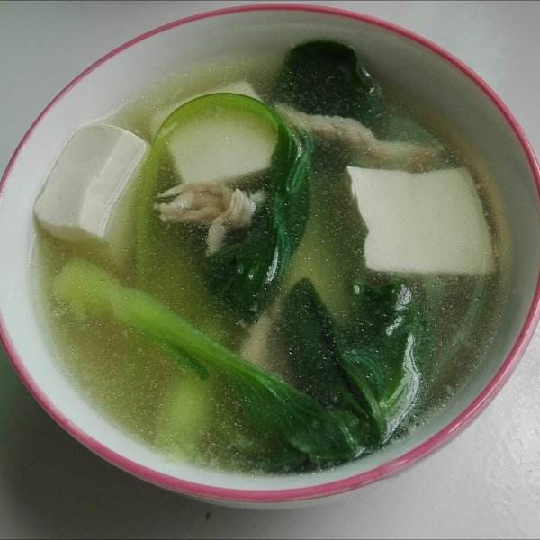 青菜豆腐汤的做法