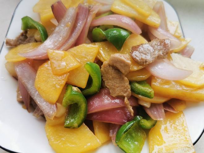 圆葱土豆片的做法