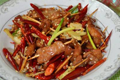 香辣猪肉的做法