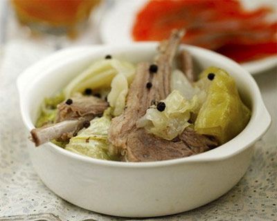羊肉丝炖白菜做法