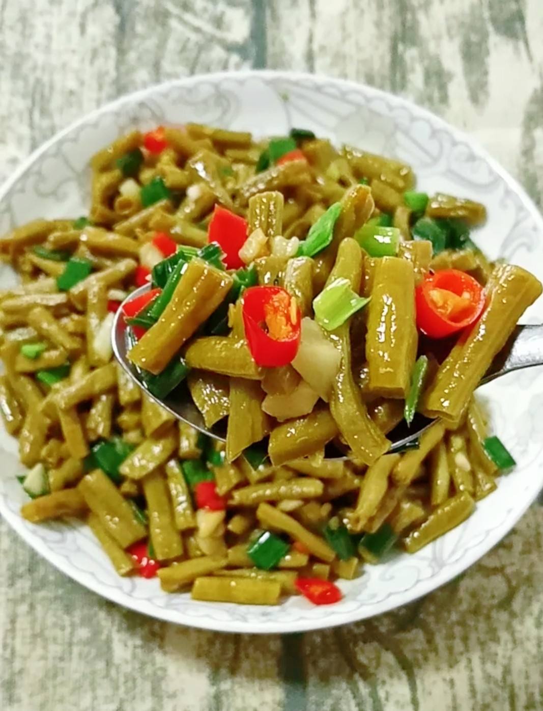 酸豆角的做法