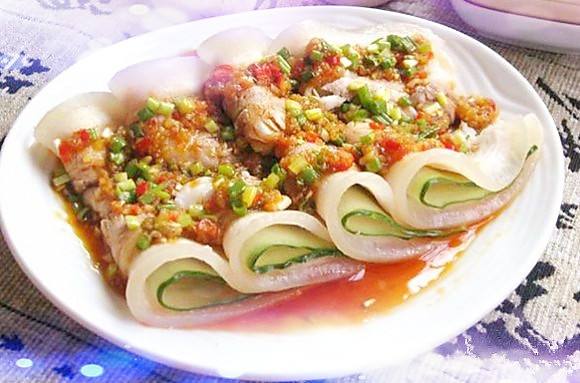蒜泥白肉的做法