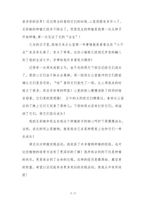 花卉栽培心得