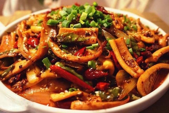 辣炒鱿鱼的做法大全