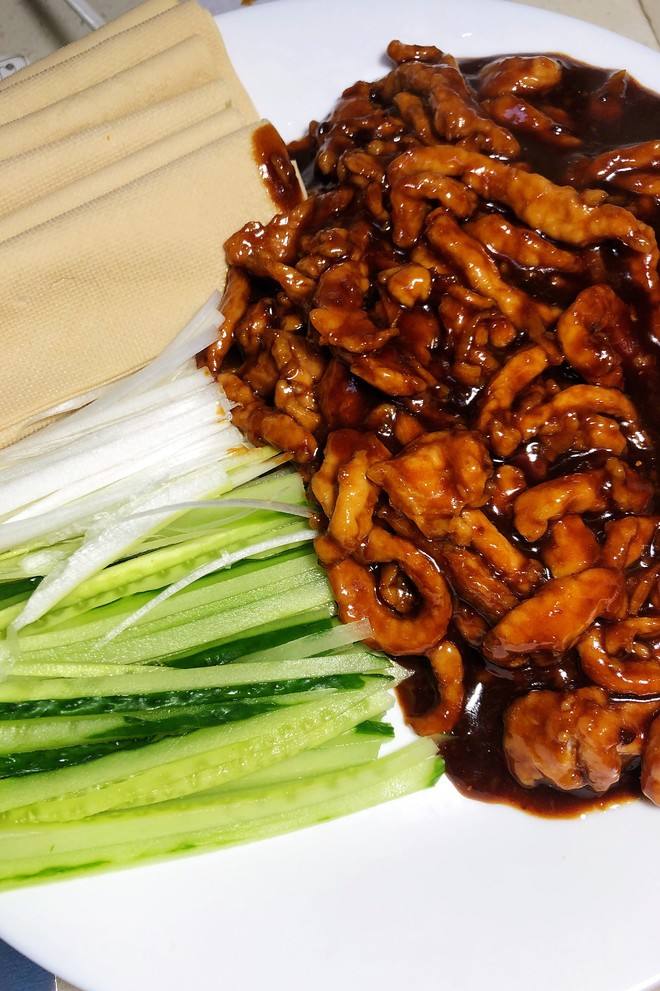 酱味肉丝的做法