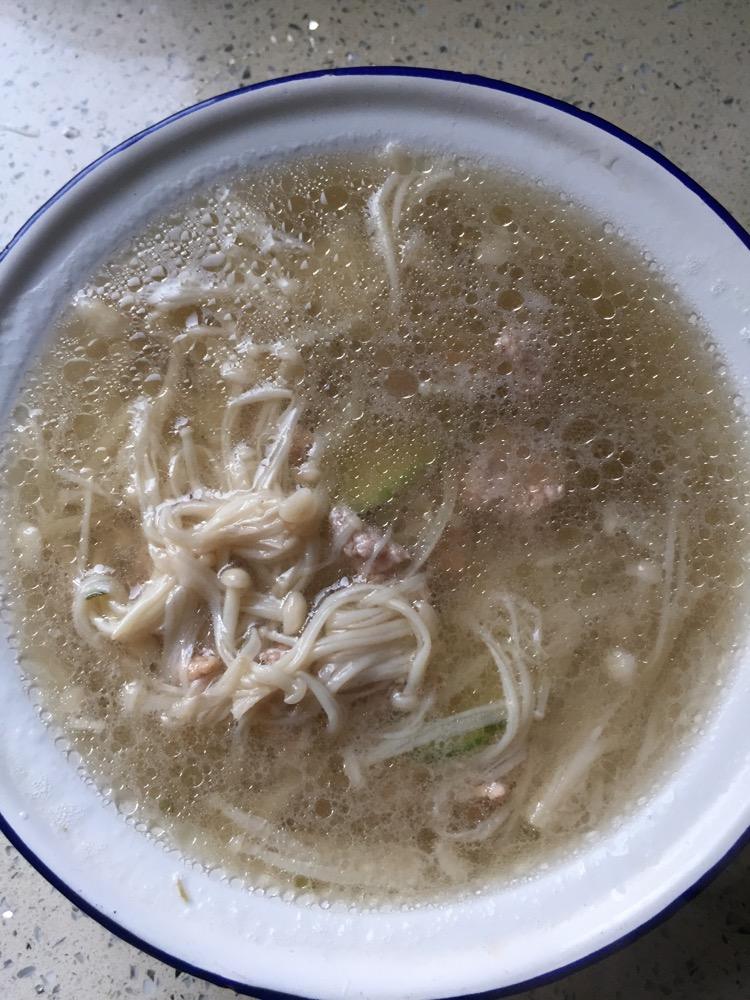 金针菇汤的做法