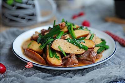 家常香菇韭菜炒豆干做法