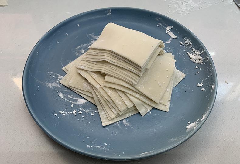 馄饨皮的做法视频