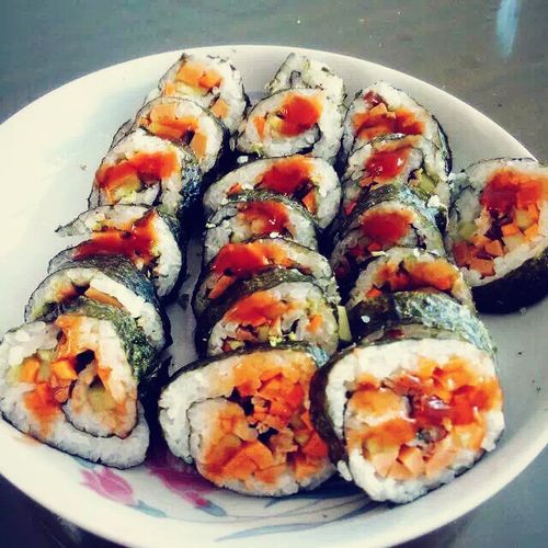 韩式紫菜包饭的做法