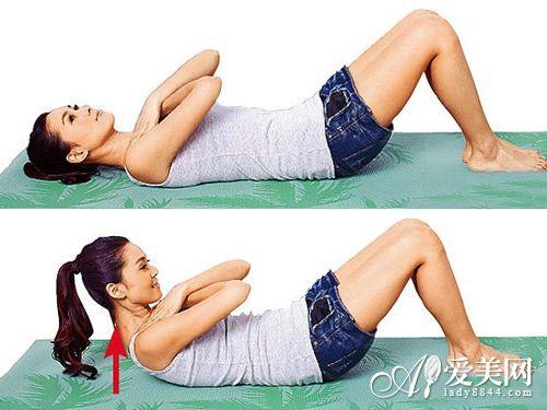 腹部赘肉多做什么运动减掉