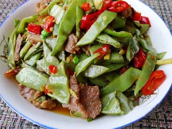 扁豆肉饭的做法