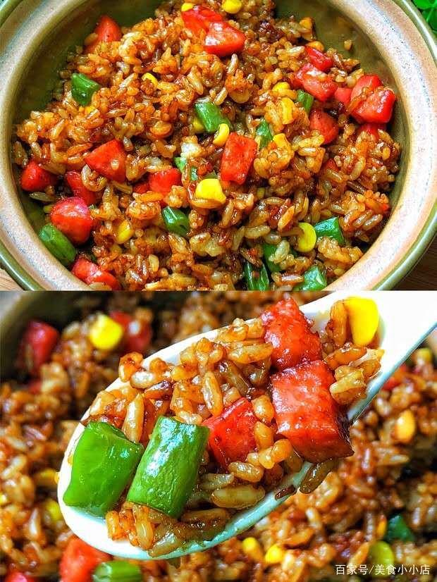 酱油炒饭的做法