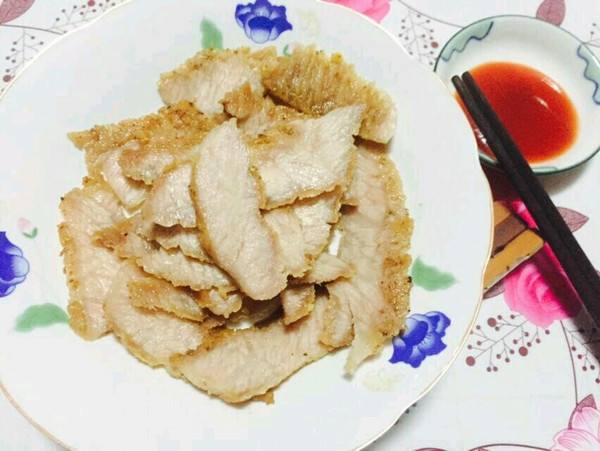 煎猪颈肉的做法