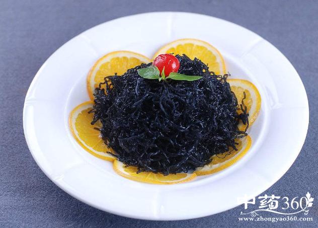 凉拌海发菜的做法