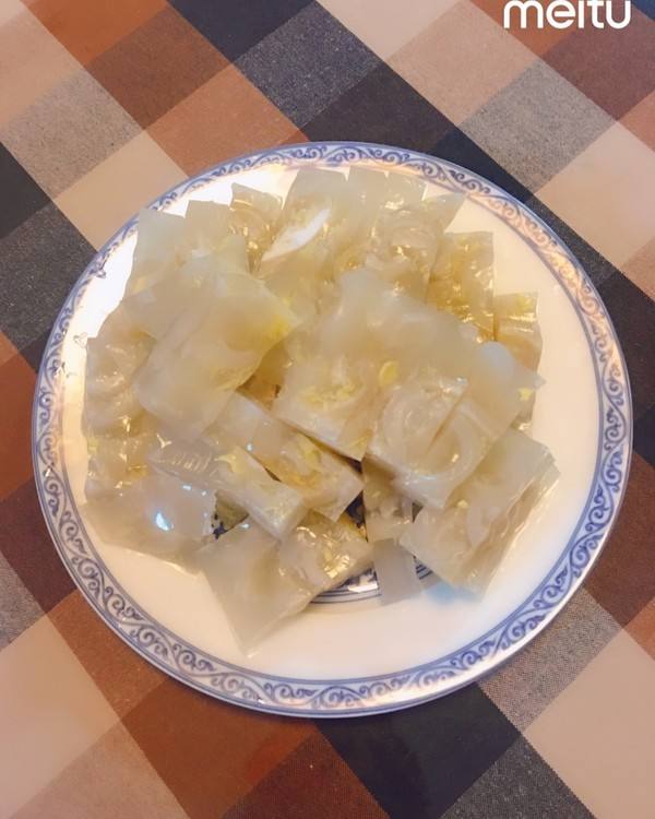 水晶皮冻的做法