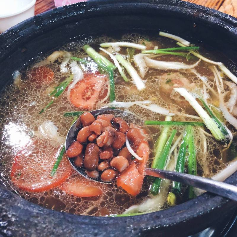 豆米火锅的做法