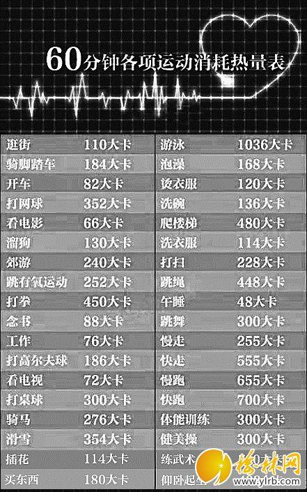 运动热量消耗计算器