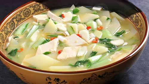 豆腐白菜的做法